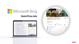 Microsoft Bing Hotel Price Ads Mirai
