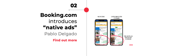 Booking.com introduces native ads Mirai 10 most