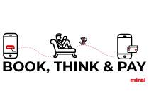 book think pay payment methods mirai