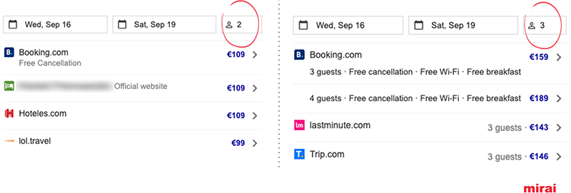 occupancy display mirai metasearch