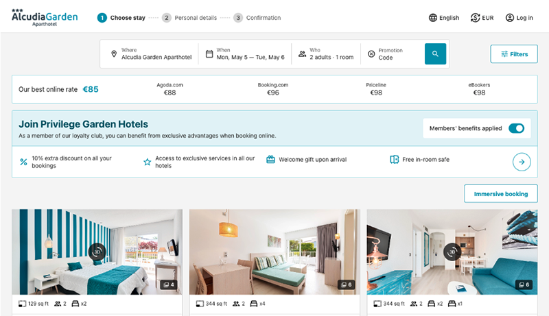  design elegance simplicity new mirai hotel booking engine