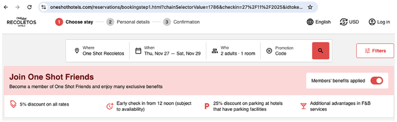 personalization new mirai hotel booking engine