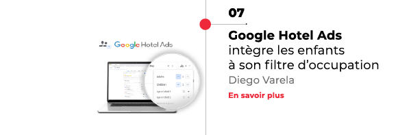 Google Hotel Ads enfants filtre Mirai