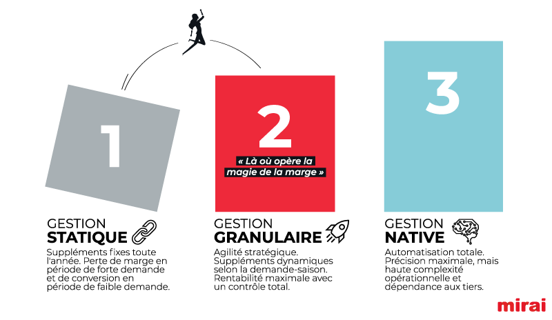 niveaux architecture pricing mirai