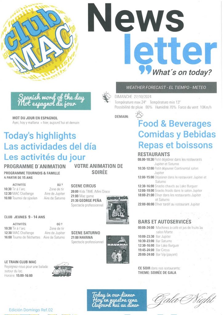 Daily Newsletter Clubmac