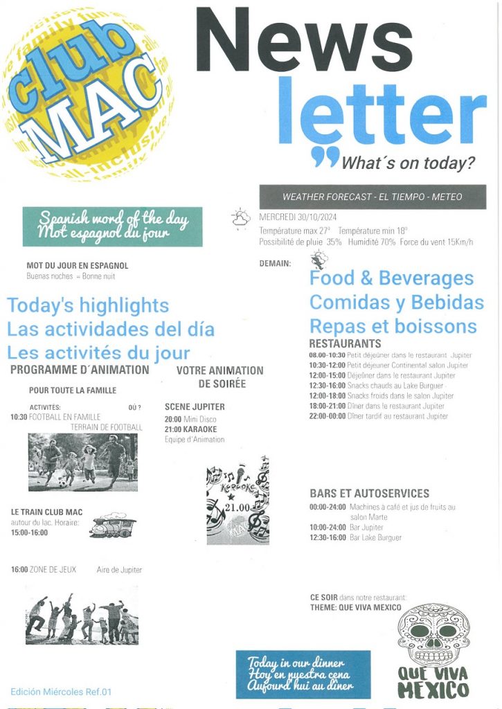 Daily Newsletter Clubmac