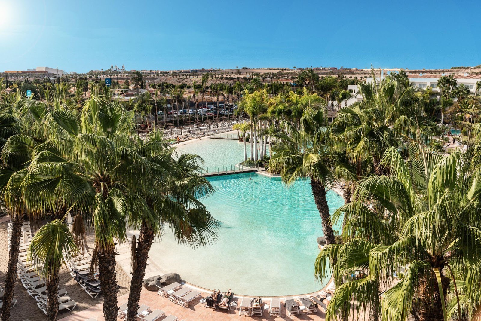 Artificial beach at the Tabaiba Princess resort Gran Canaria