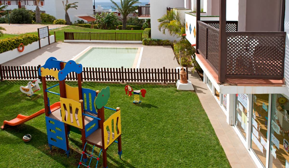 Fuerteventura hotel gardens and children's playground