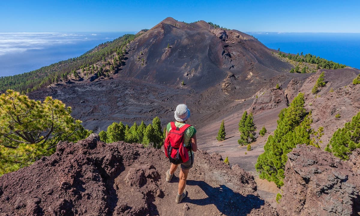 Panoramic view from La Palma's Ruta de los Volcanes