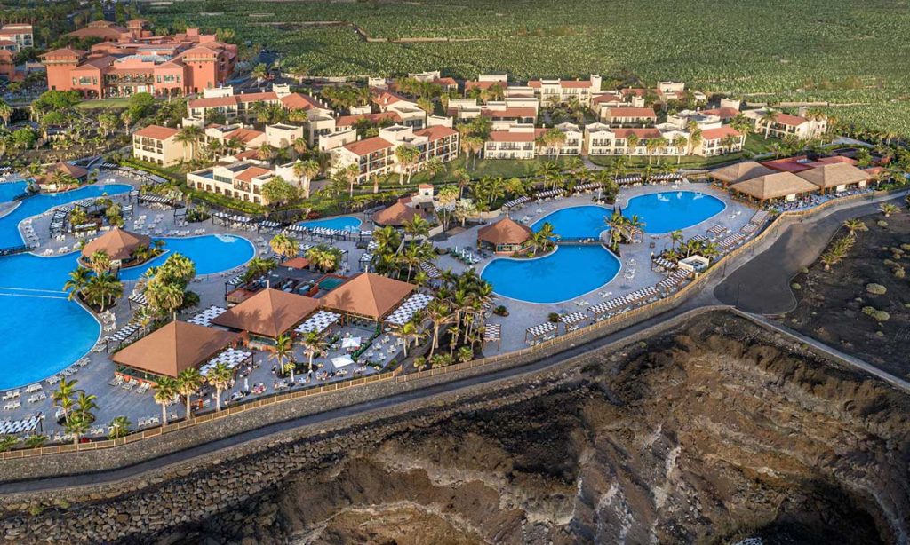 Luftaufnahme des Hotels Esencia de La Palma