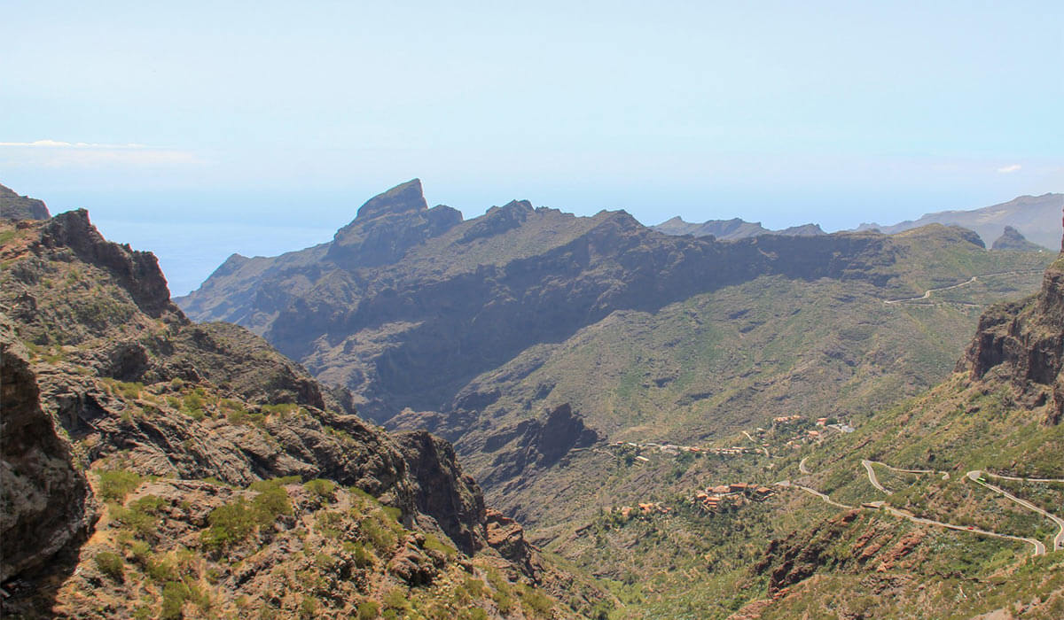 Blick auf die Landschaft vom Aussichtspunkt Altos de Baracán