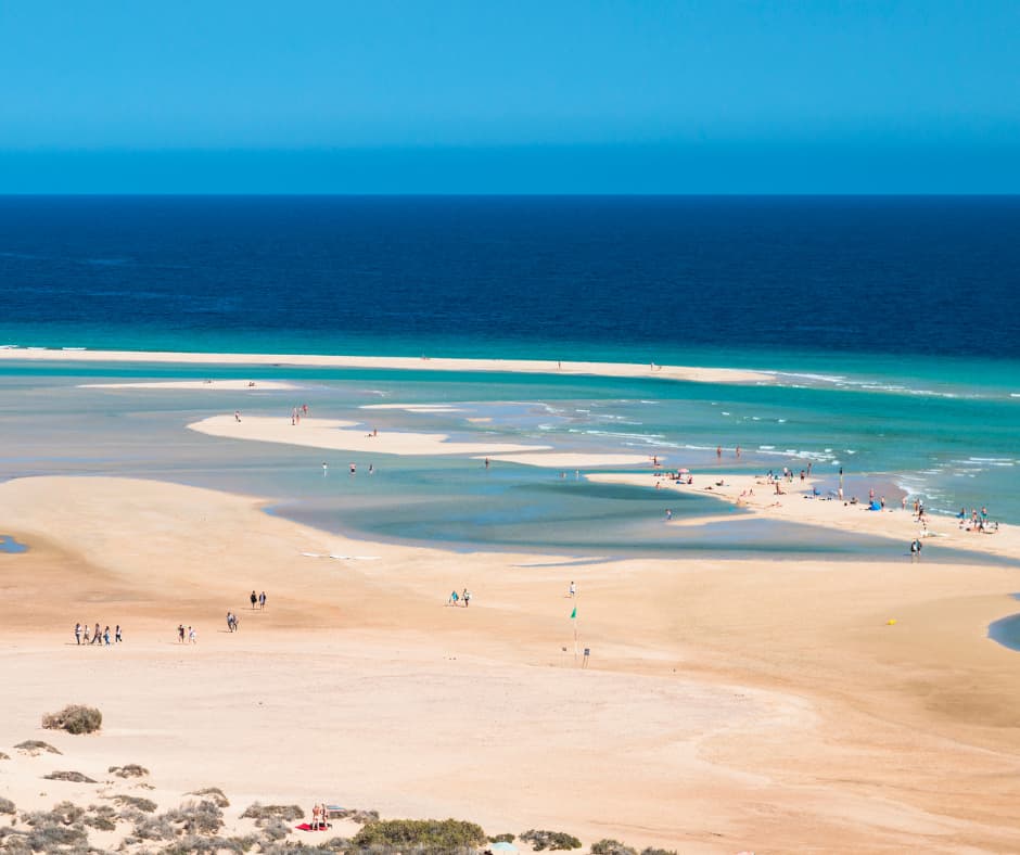 Playa de Sotavento en Fuerteventura