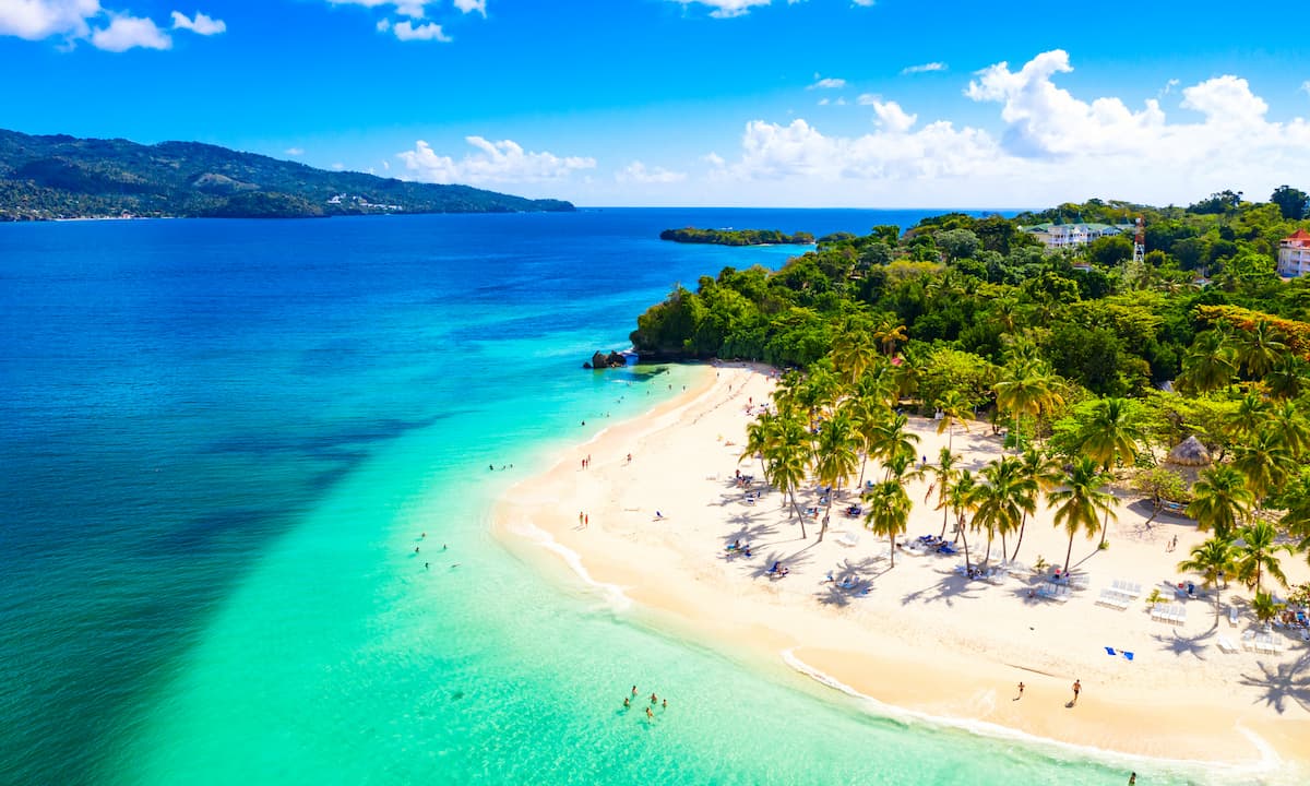 White beaches Dominican Republic