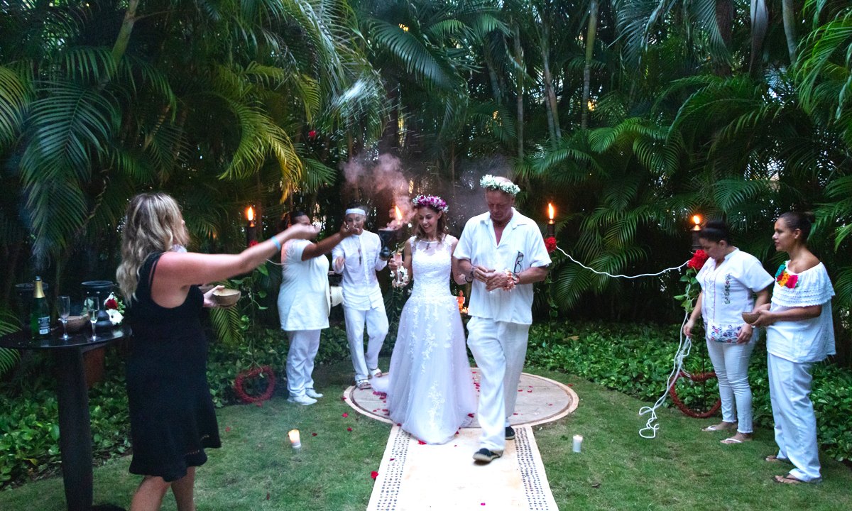 Ceremonia en un resort Todo Incluido