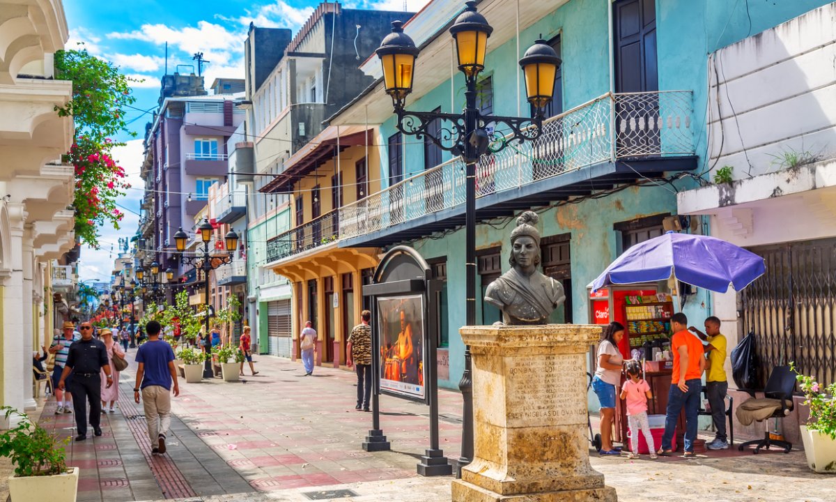 The colonial district of Santo Domingo