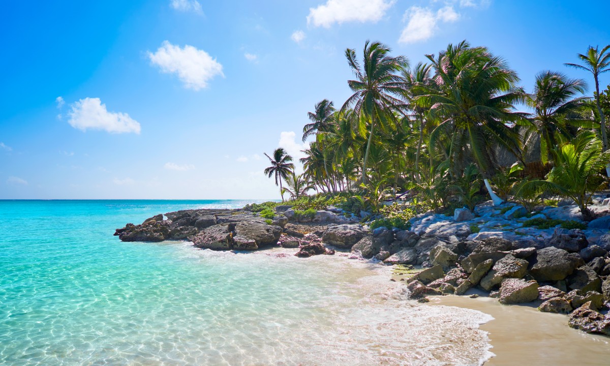 Strand an der Riviera Maya