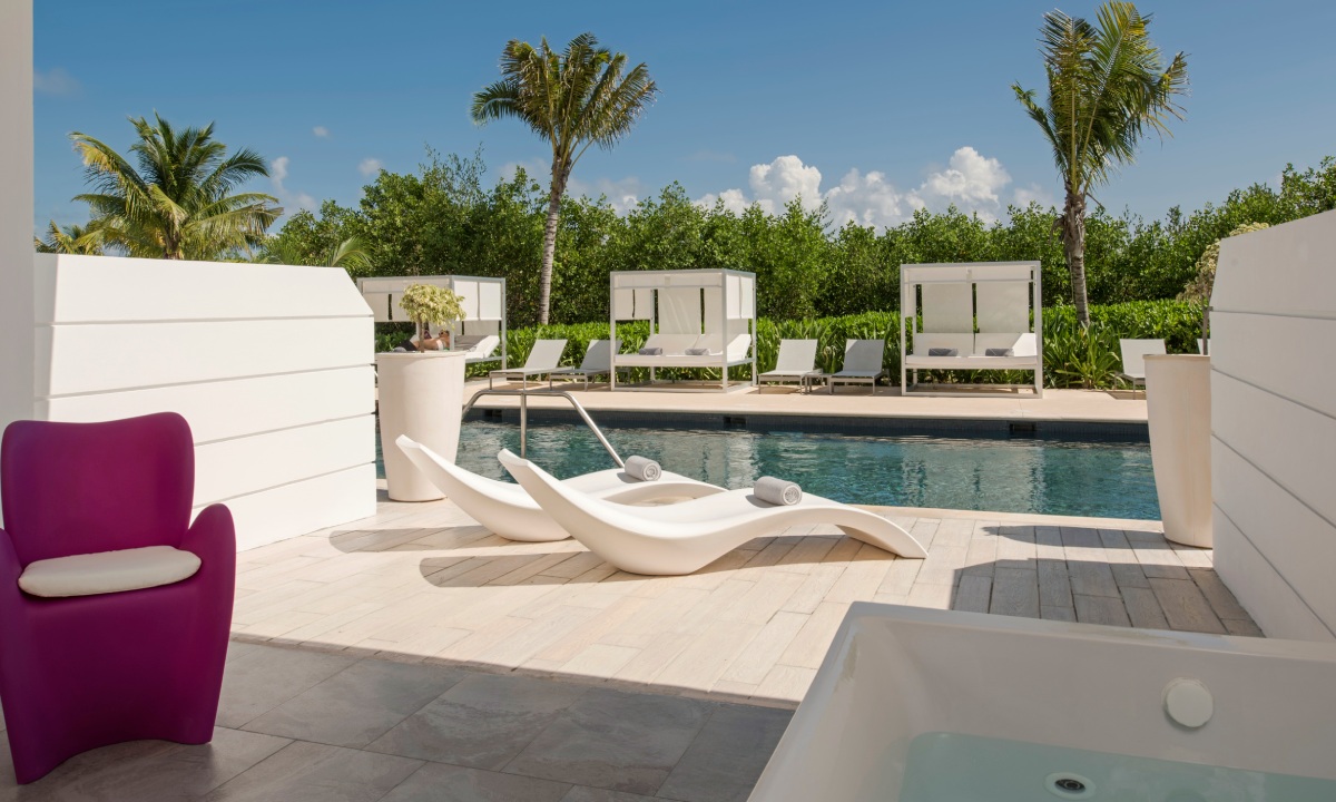 Poolbereich in den Princess-Hotels an der Riviera Maya