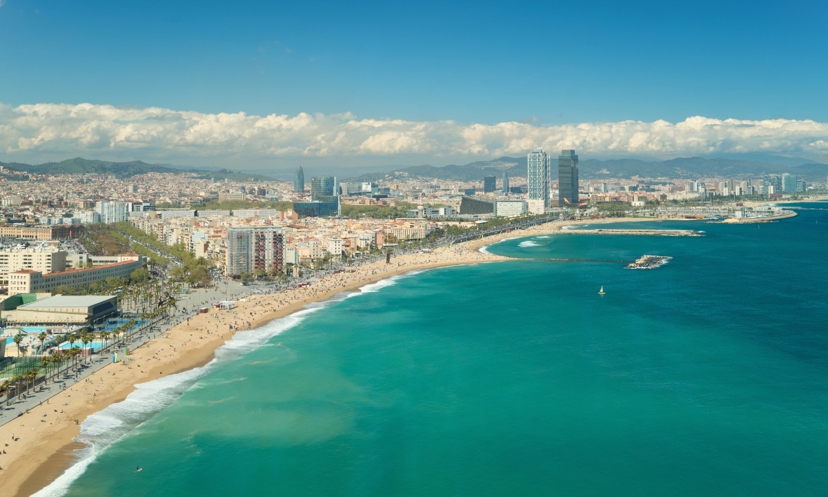 A Barcelona beach