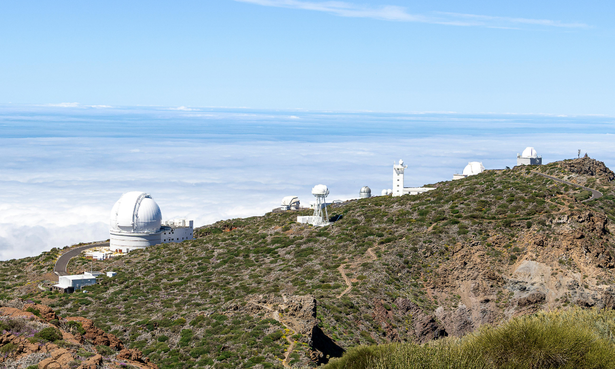The Roque de los Muchachos astronomical observatory in La Palma