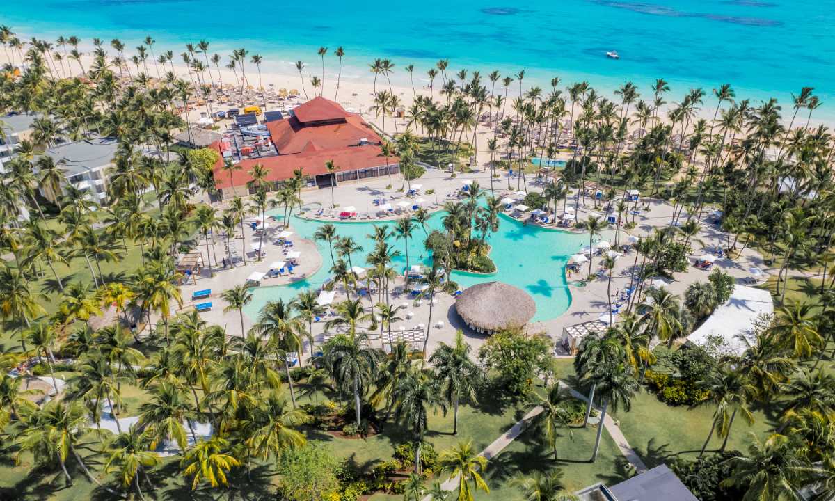 Aerial view of the Grand Bávaro Princess Hotel