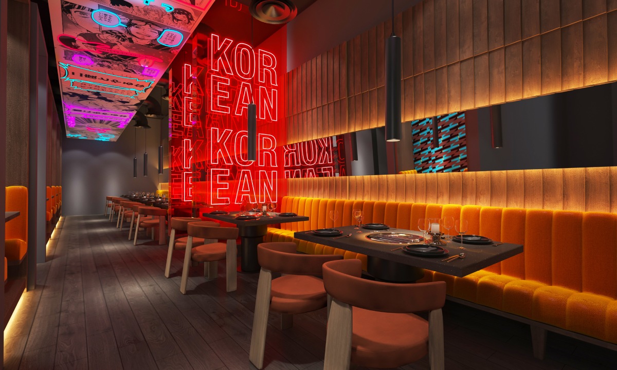 Korean restaurant in the Grand Sunset Princess