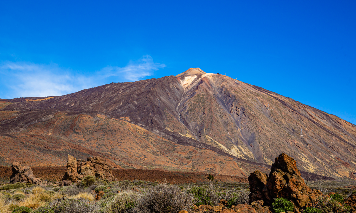 El Teide, en el Parque Nacional del Teide en Tenerife
