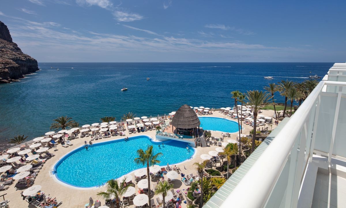 Meerblick vom Balkon der Suite Esencia im Princess Taurito in Mogán (Gran Canaria)
