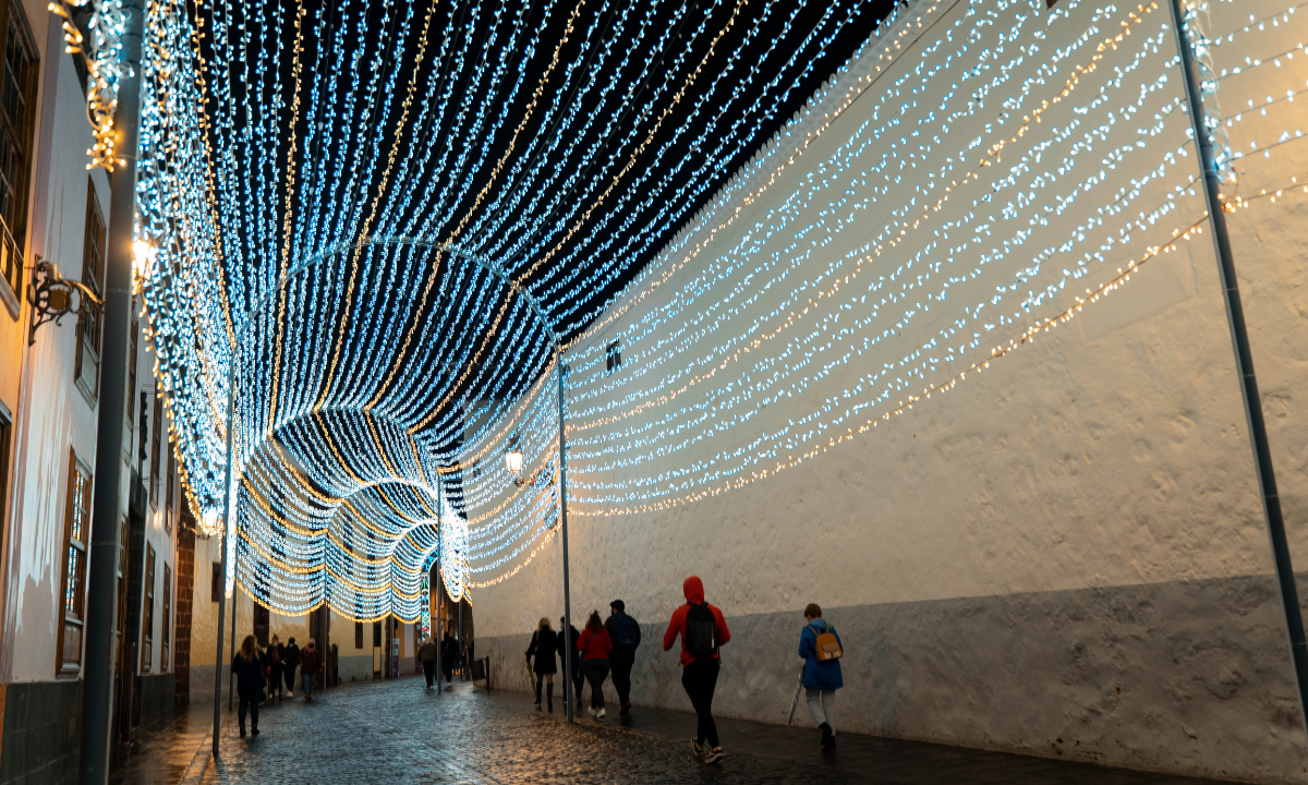 Encendido de luces en La Laguna, Tenerife