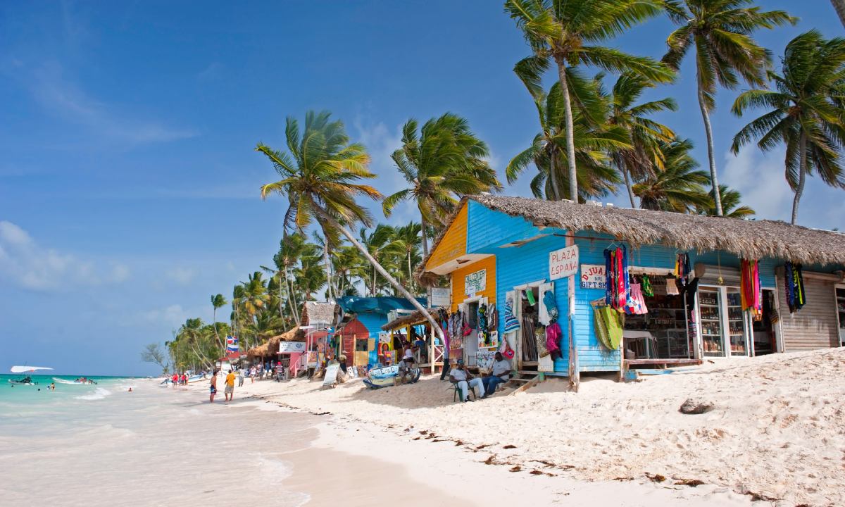 Seaside souvenir shops