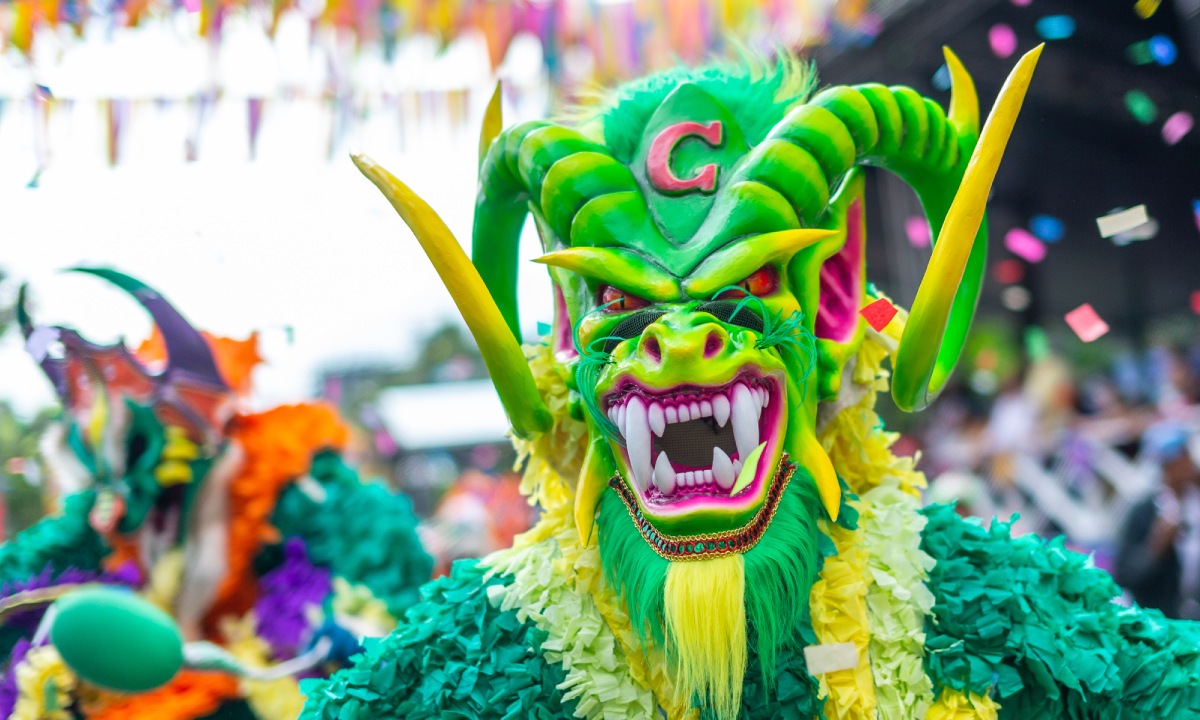 Diablo Cojuelo en el Carnaval Dominicano