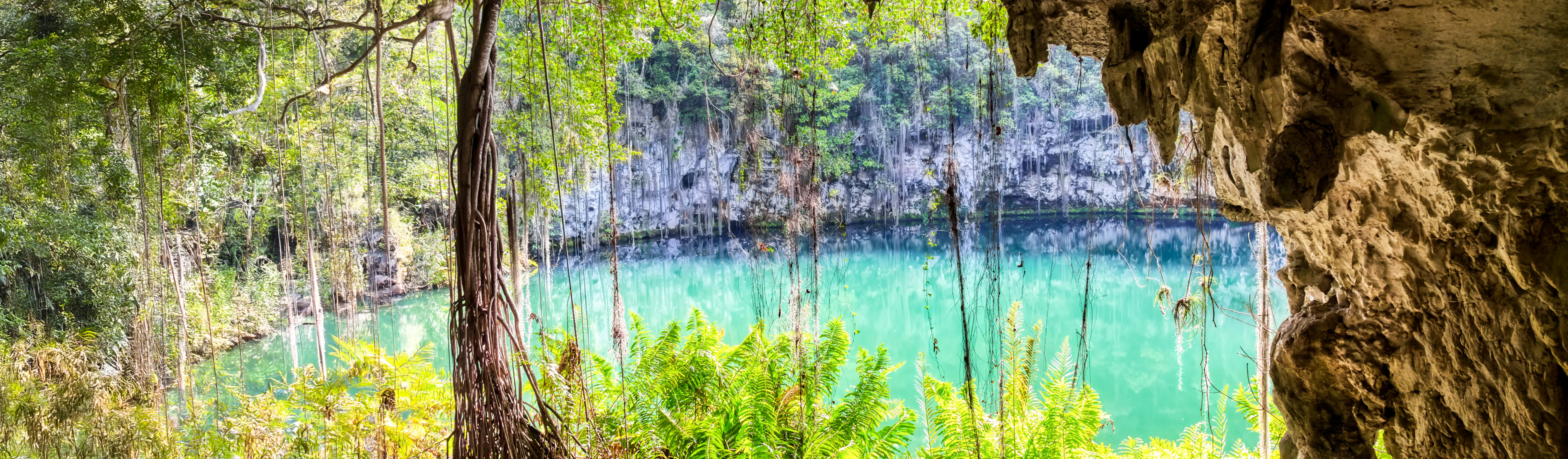 A cenote in the Dominican Republic
