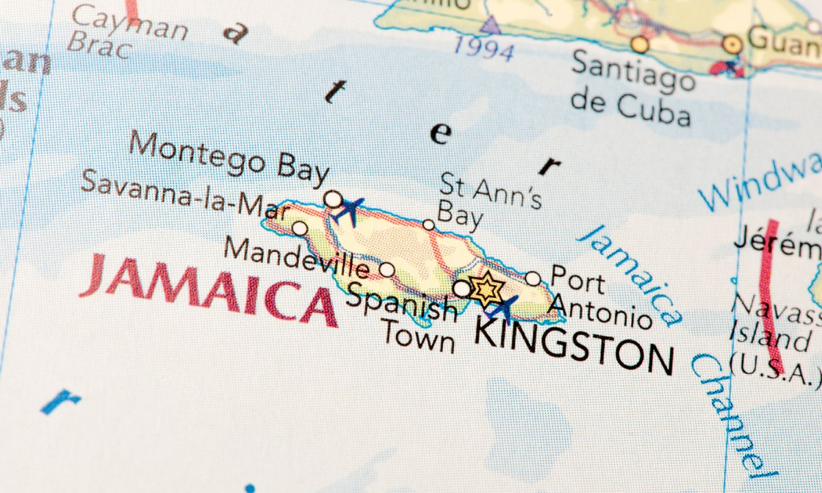 Mapa de Jamaica