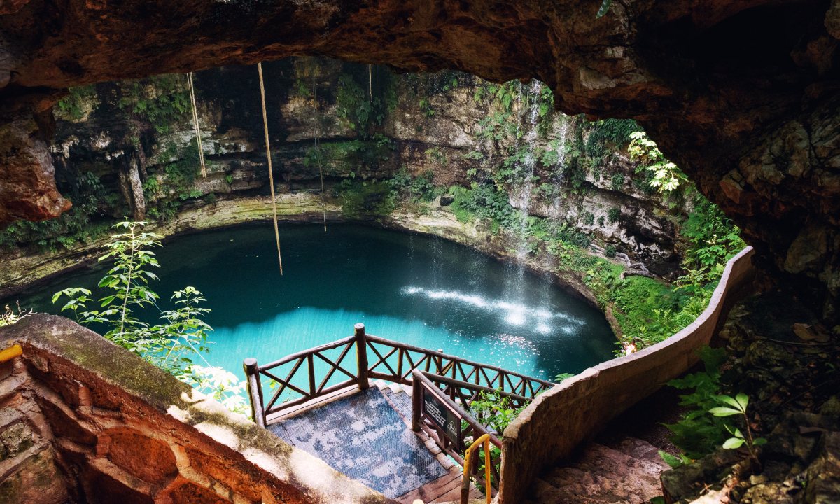 Cenote Azul an der Riviera Maya