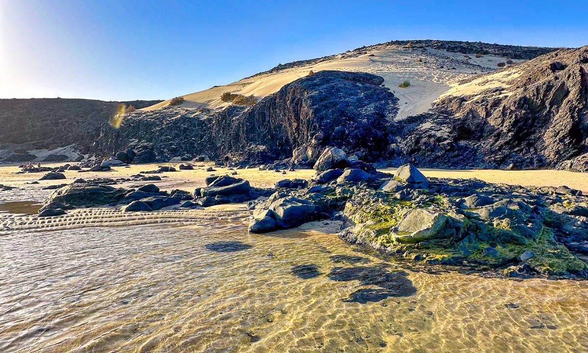 Beach near Club Jandía Princess and Fuerteventura Princess hotels