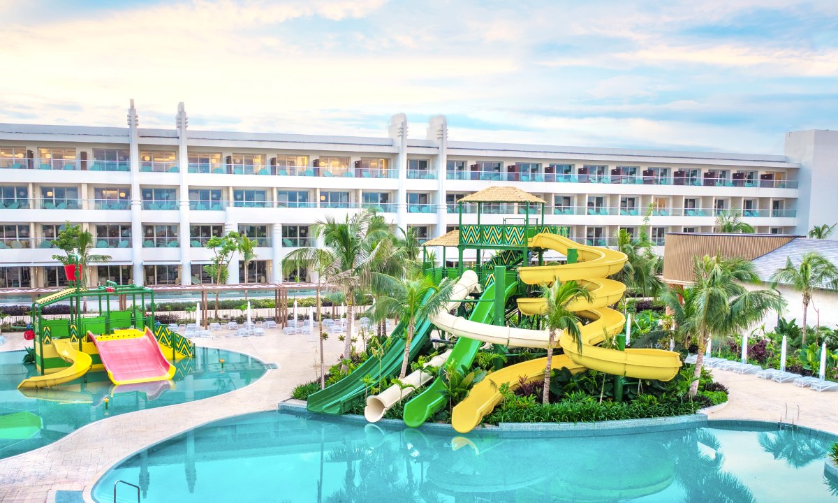 The pool area at the Princess Grand Jamaica