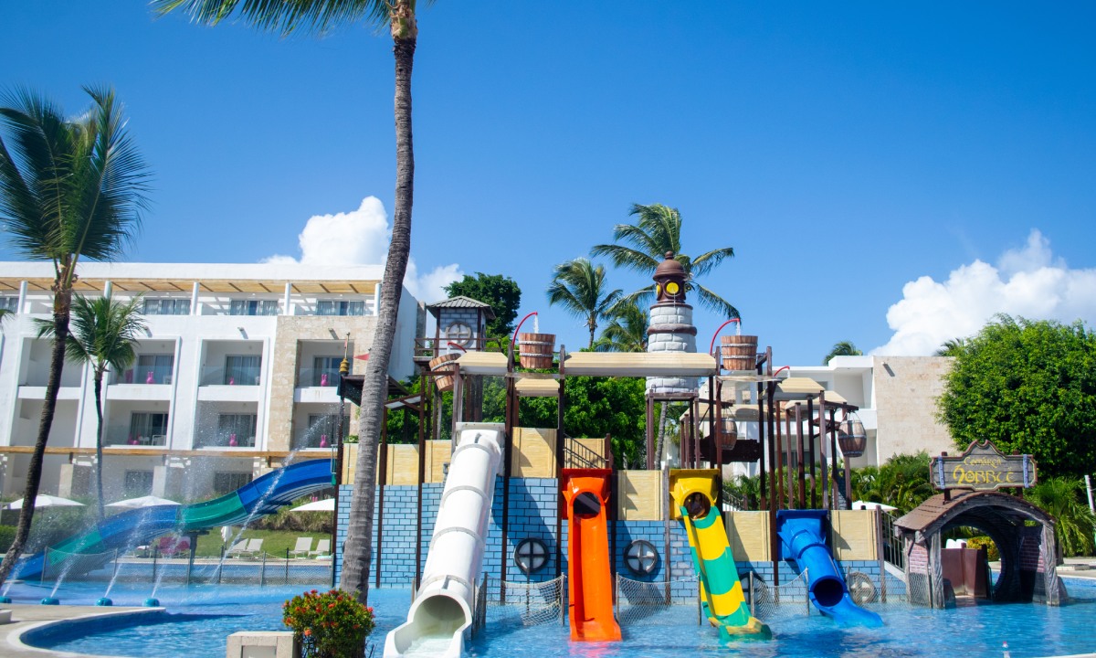 Water slides at the Princess Family Club Bávaro