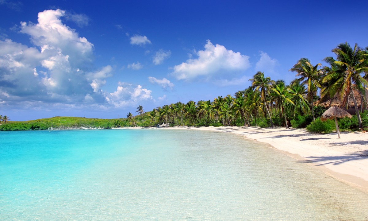 Strand von Isla Contoy