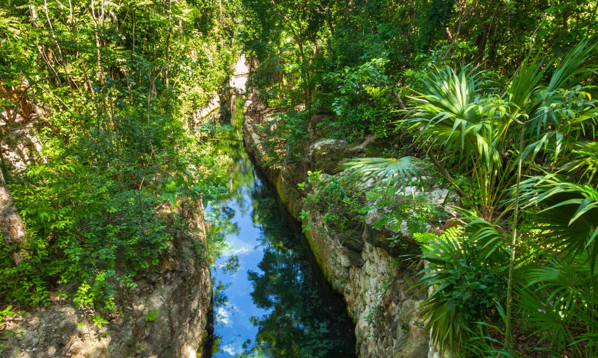 Canal maya de Muyil