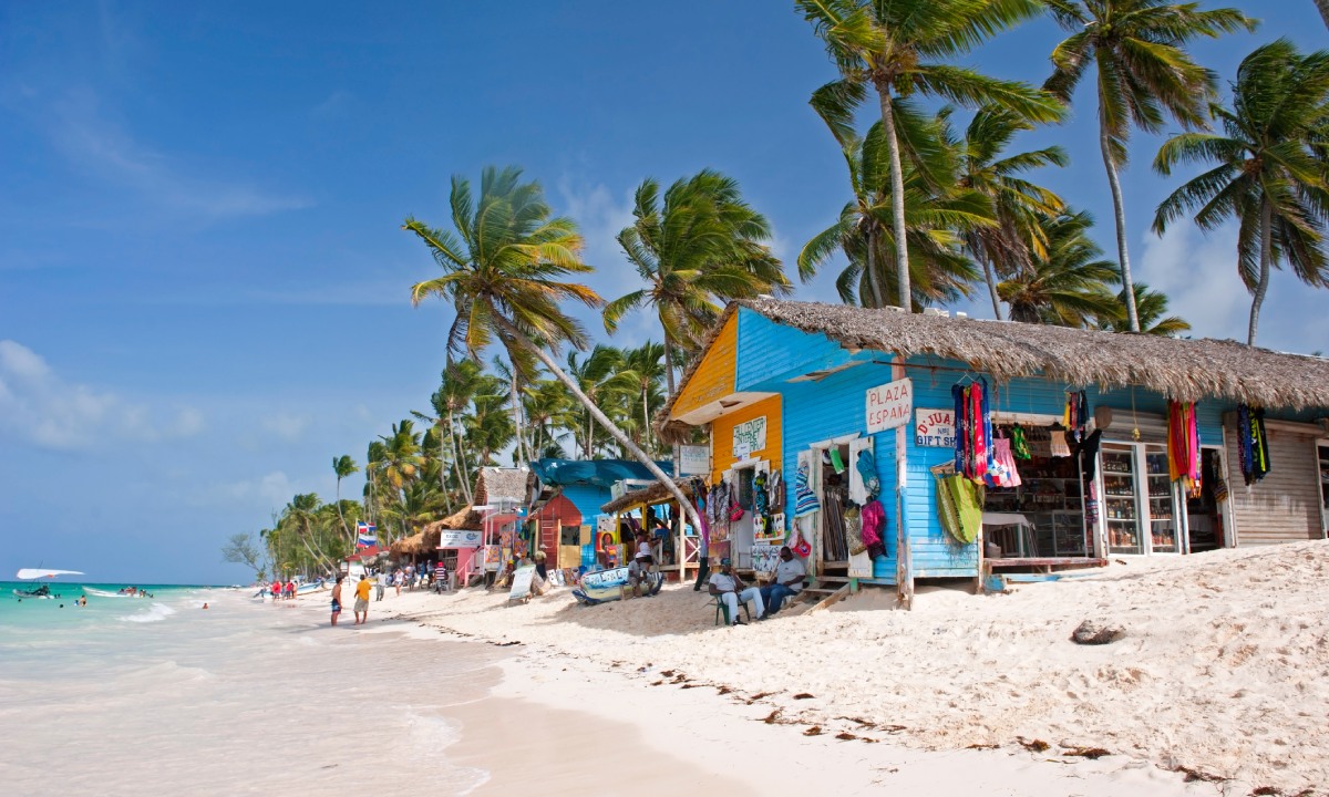 Souvenir-Shops am Strand