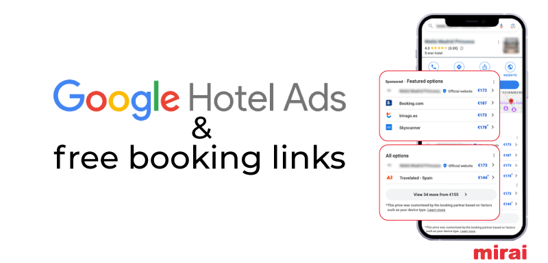 dados campanhas pagas free booking links Google mirai