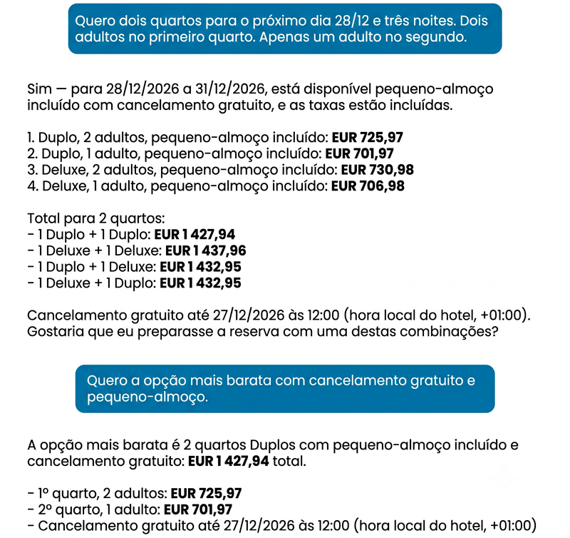 sarai conversacao reserva multi room mirai