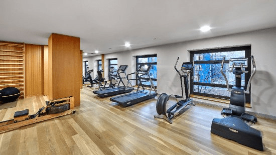 Gimnasio para ciclistas en Hotel Gran Bilbao